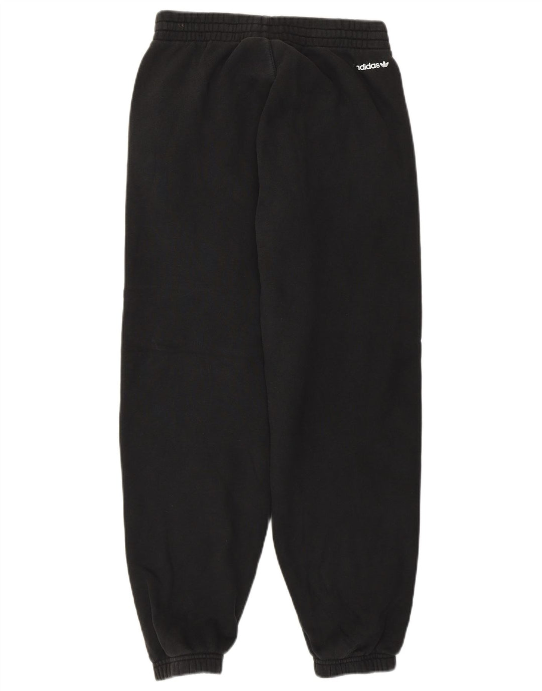 Женские спортивные брюки с графическим рисунком ADIDAS Джоггеры UK 8, маленькие черные хлопковые брюки