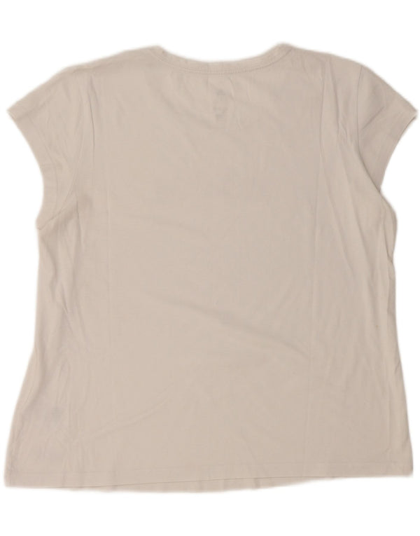 Женская футболка с рисунком Adidas Top UK 20/22 XL, белый хлопок