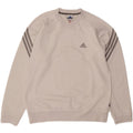 Мужской джемпер свободного покроя ADIDAS UK 36/38, маленький белый полиэстер