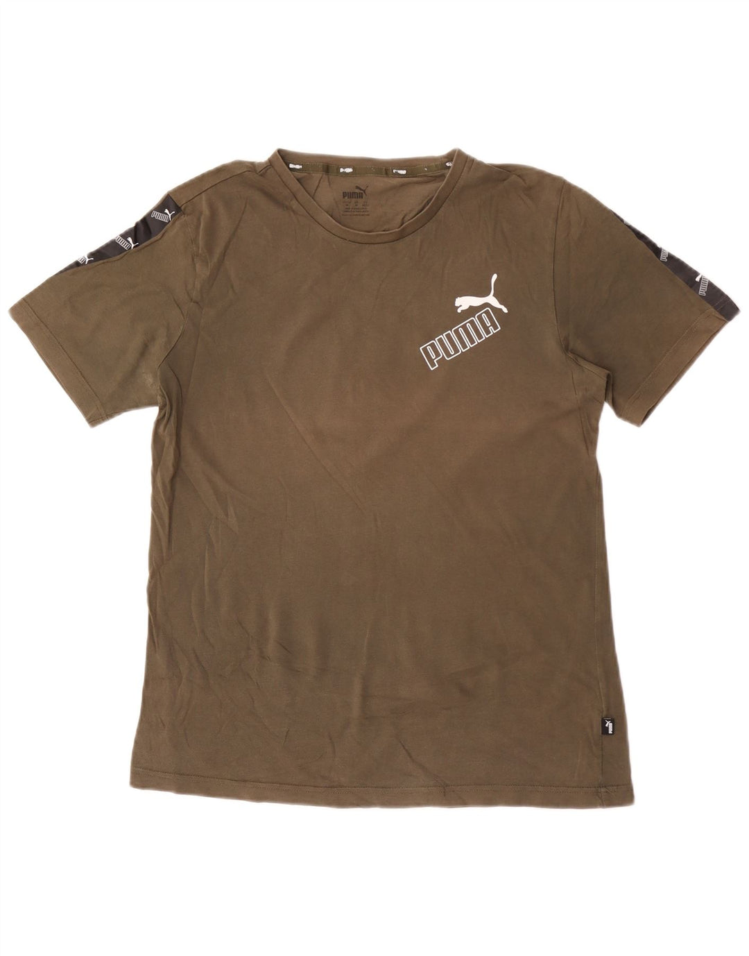 Мужская футболка с рисунком Puma, средний хаки