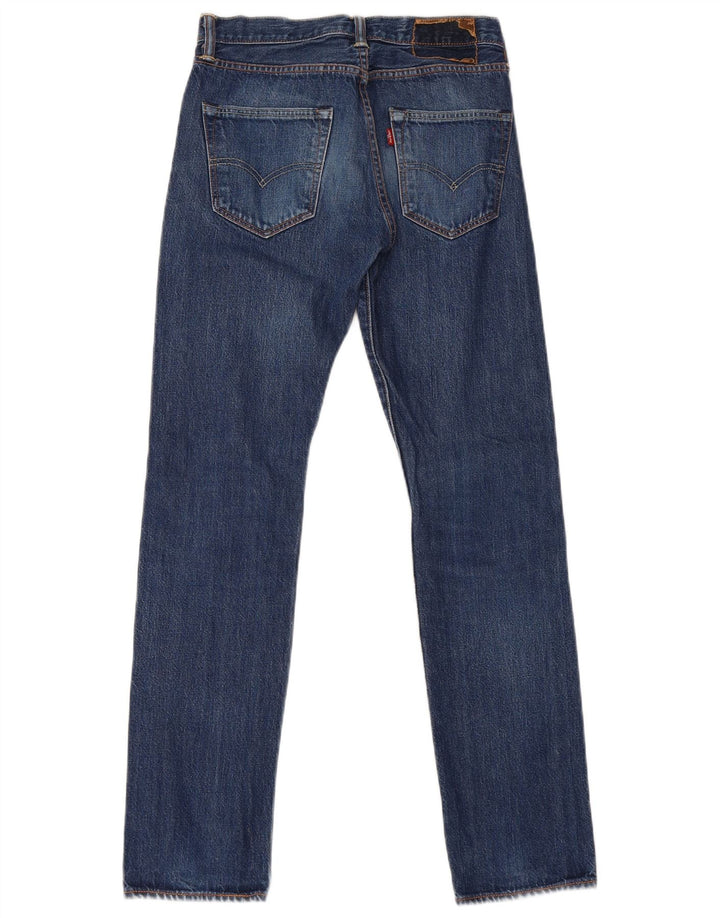 Мужские прямые джинсы Levi's W28 L32 темно-синие, хлопок