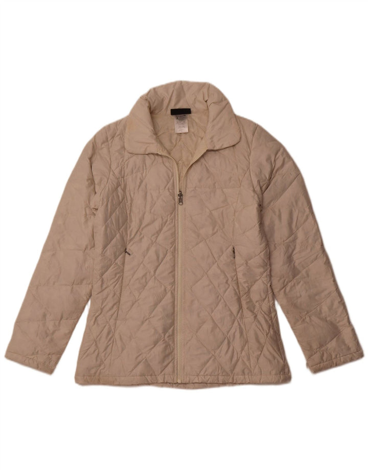 Женская стеганая куртка-ватник PATAGONIA UK 10, маленький белый полиэстер