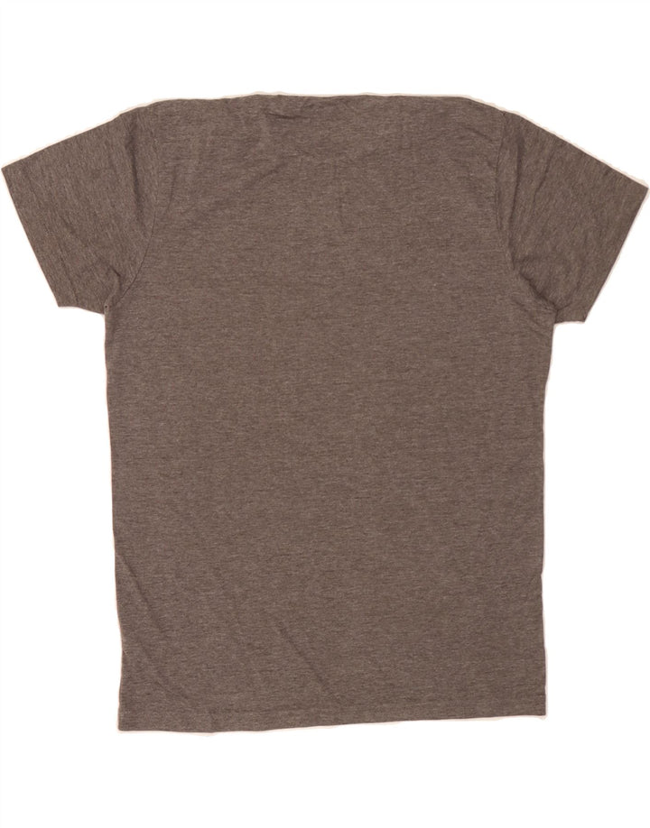 JACK & JONES Mens Graphic T-Shirt Top Large Grey Polyester Vintage Jack & Jones and Second-Hand Jack & Jones from Messina Hembry 