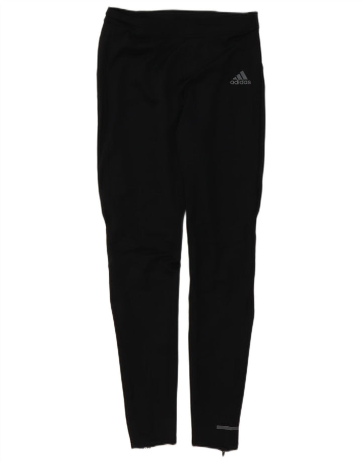 Женские леггинсы Adidas Aeroready UK 12, средний черный полиэстер
