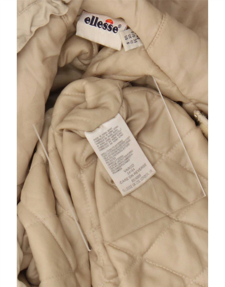 Женский анорак оверсайз с капюшоном Ellesse UK 10, маленький, бежевый, полиэстер