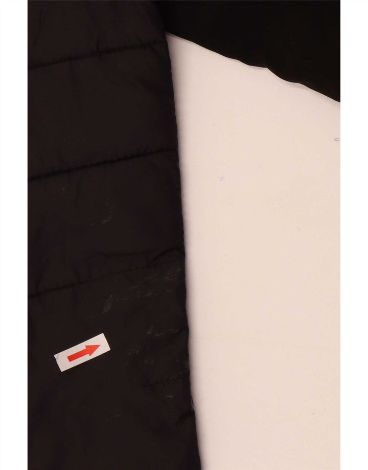 Мужская утепленная куртка Ellesse UK 36, маленькая, черный нейлон