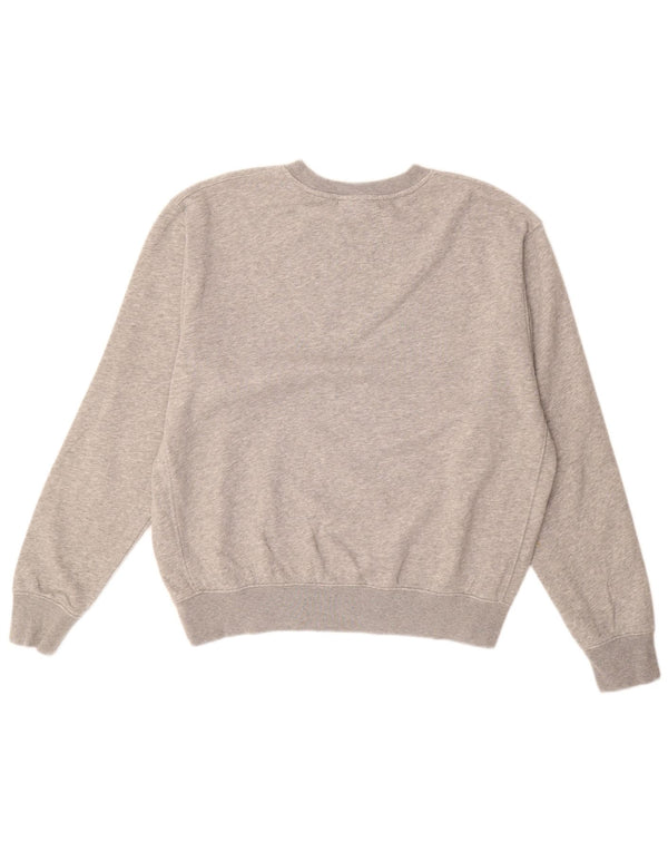 Мужской свитер NIKE, хлопковый джемпер среднего серого цвета