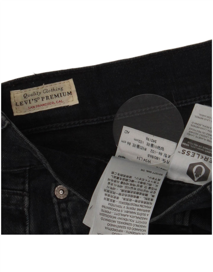 Мужские джинсы Levi's 511 Slim W34 L34 Темно-синие, хлопок