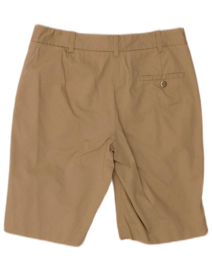 Женские шорты чинос Massimo Dutti W26, маленькие бежевые, хлопок