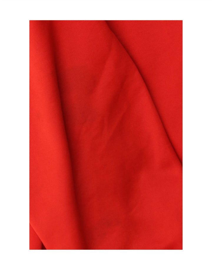 PUMA Mens Zip Neck Pullover Tracksuit Top Small Red Colourblock Polyester