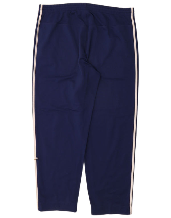 Мужские спортивные брюки Adidas UK 40/42, средний темно-синий полиэстер
