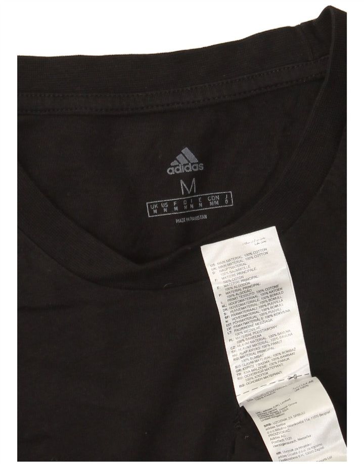 Мужская футболка Adidas Top Medium Black Cotton