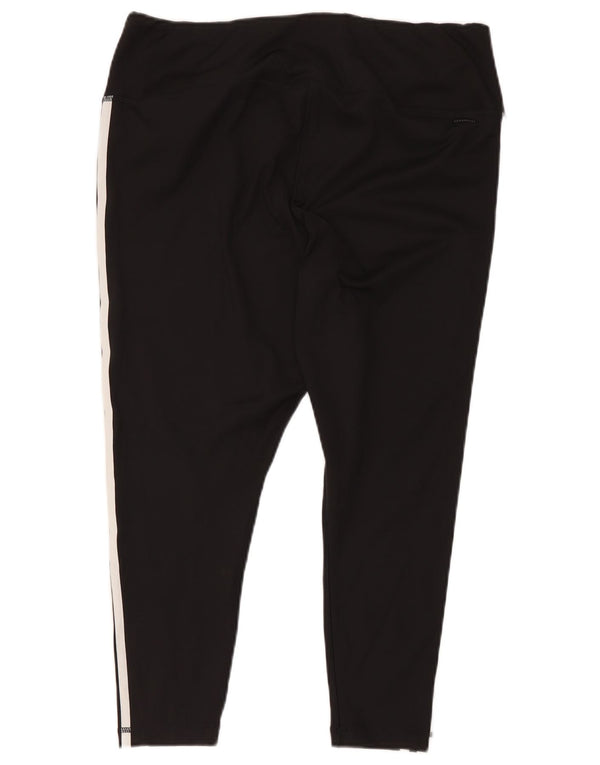 Женские спортивные брюки-капри Adidas Tight Fit UK 24/26 2XL, черные