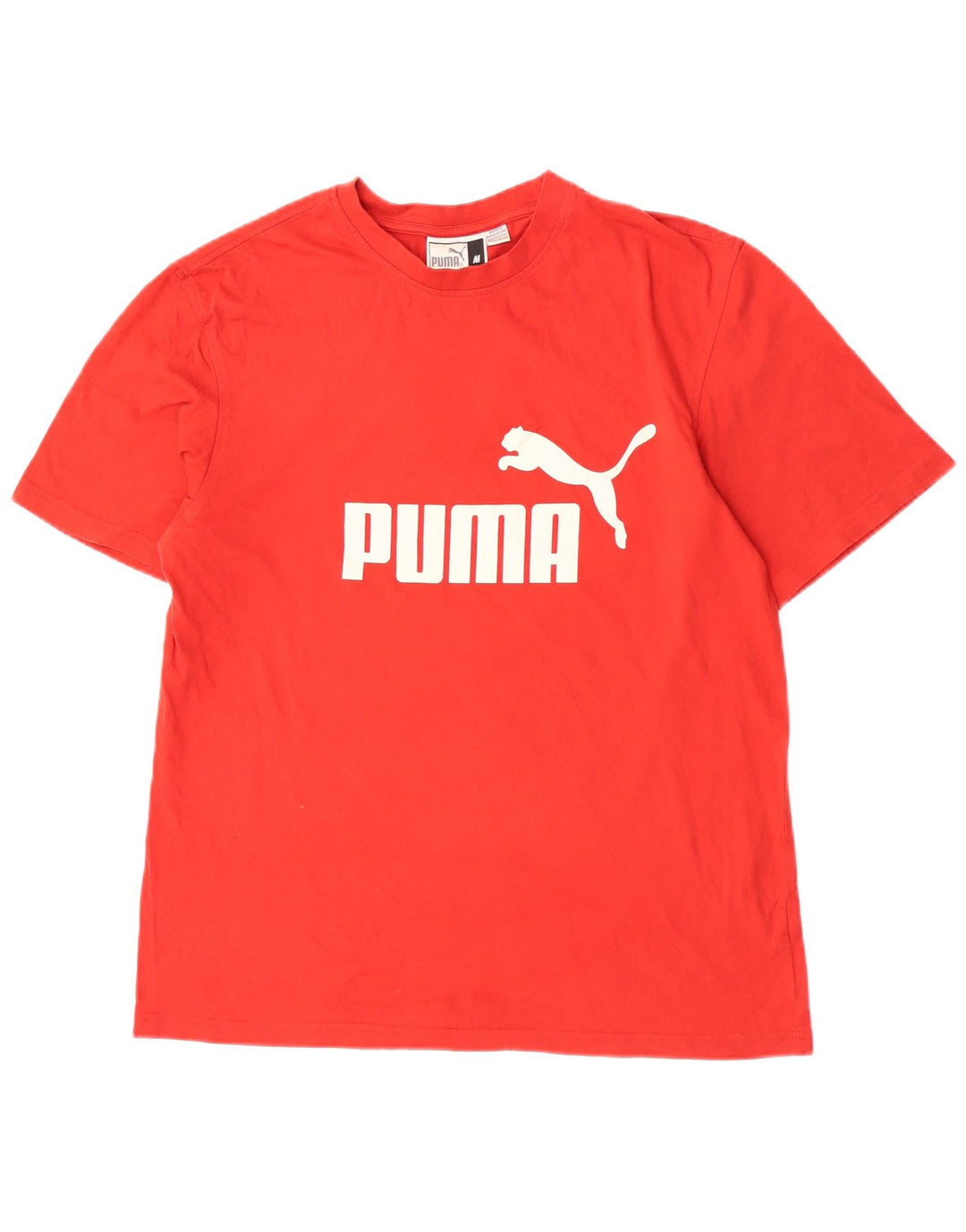 Мужская футболка с рисунком Puma, средний красный