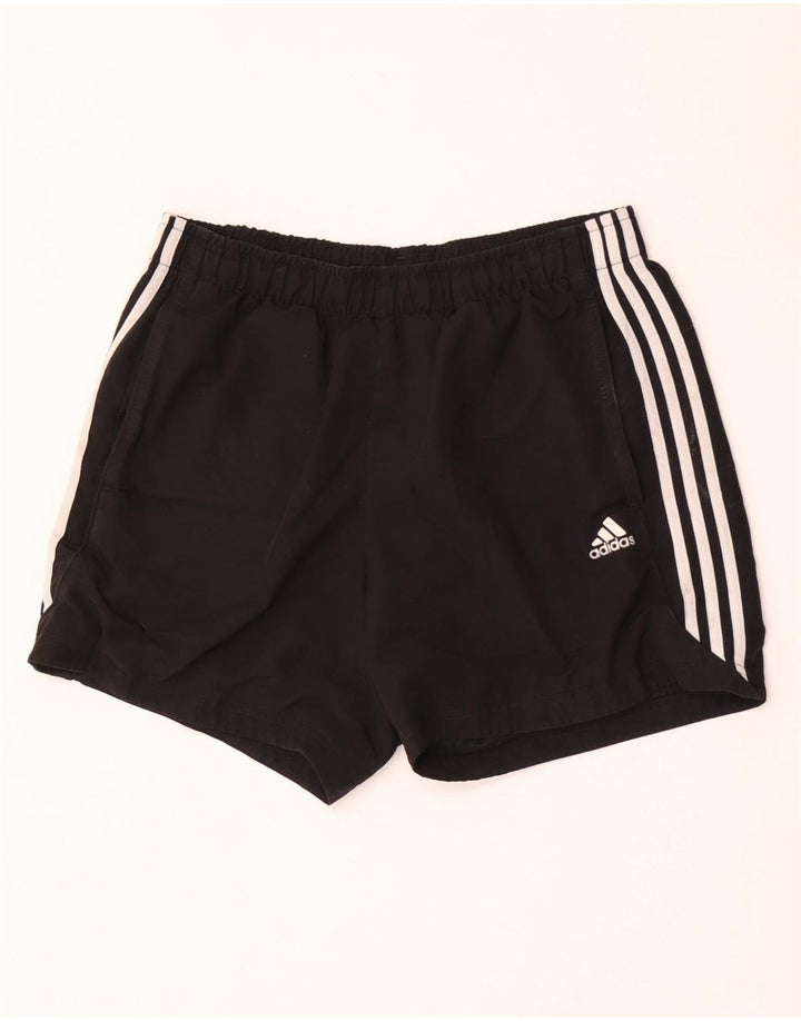 Мужские спортивные шорты Adidas Climalite, большие черные из полиэстера