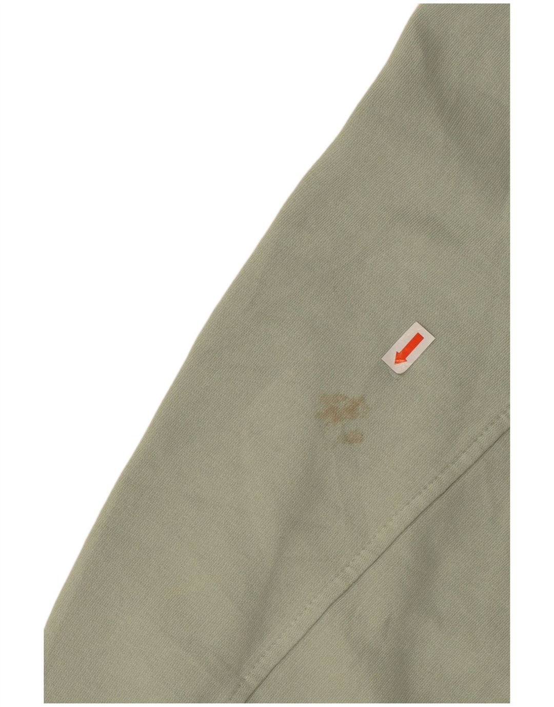 Женский укороченный свитшот с рукавом 3/4 ZARA, британский цвет 14, средний зеленый хлопок, хлопок