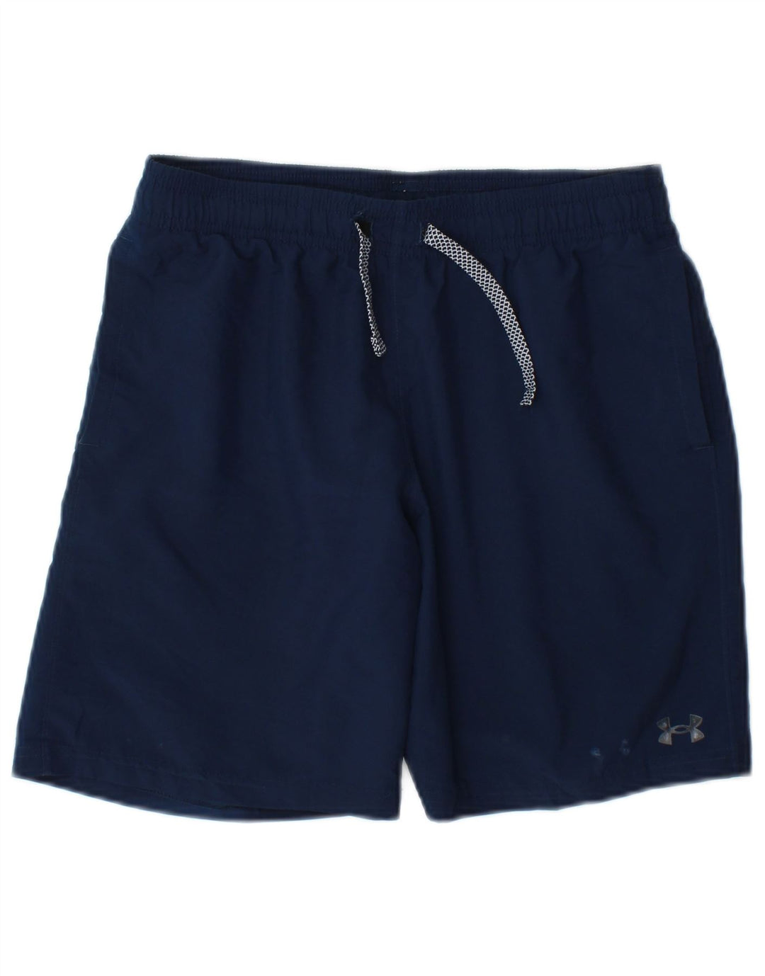 Спортивные шорты Under Armour для мальчиков 11–12 лет, большие, темно-синие, полиэстер
