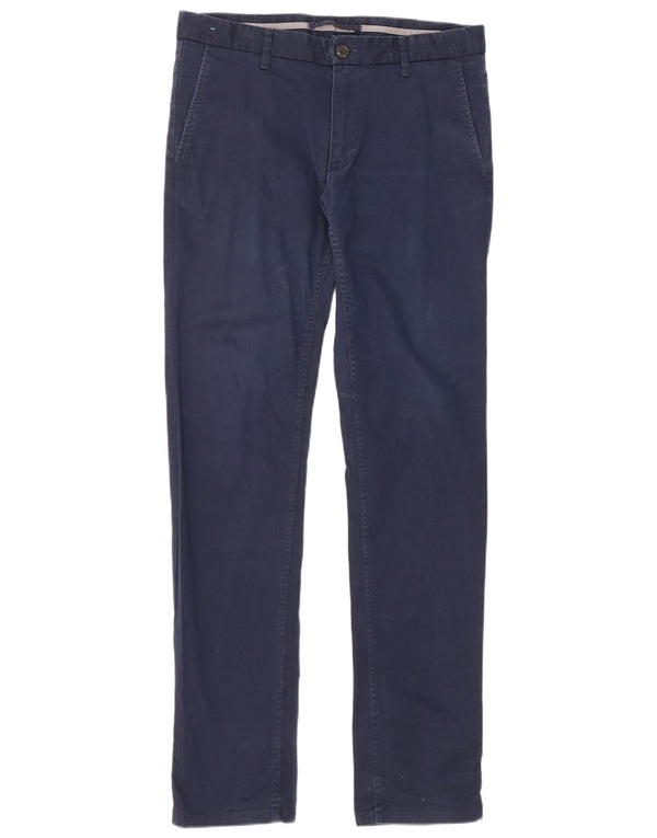 Мужские брюки-чиносы Zara EU 40 Medium W31 L32 Темно-синие, хлопок