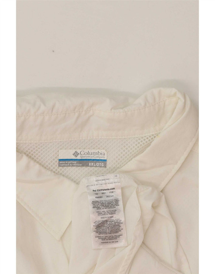 Мужская рубашка Columbia 2XL, белый нейлон