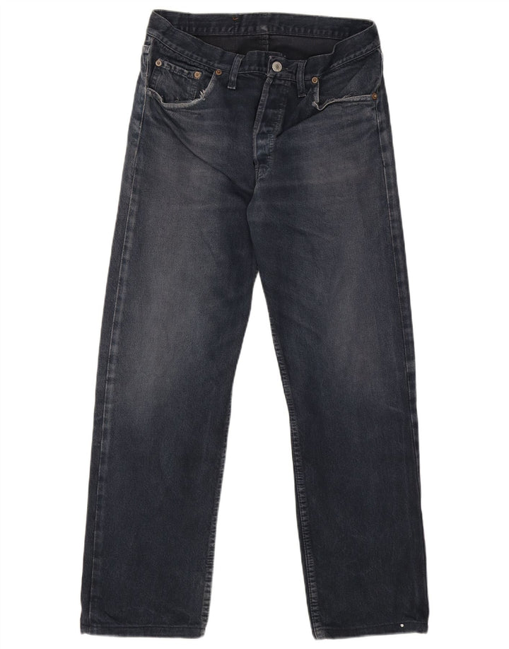 Мужские прямые джинсы Levi's 501 W32 L28 синие, хлопок