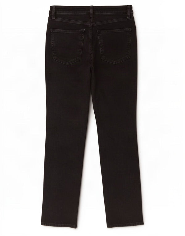 Женские укороченные прямые джинсы Zara EU 38 Small W28 L25, черные