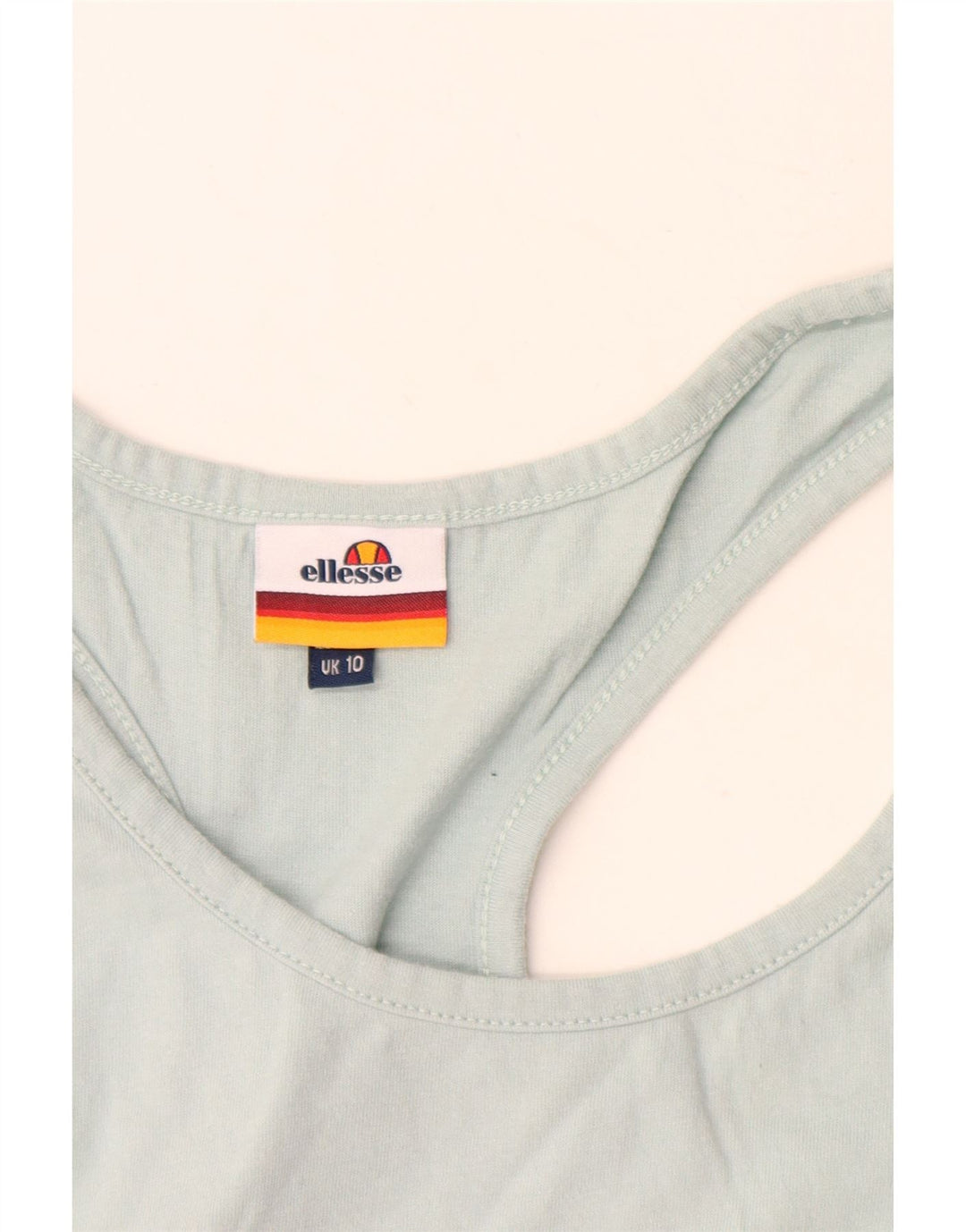 Женский жилет с рисунком Ellesse UK 10, маленький синий хлопок
