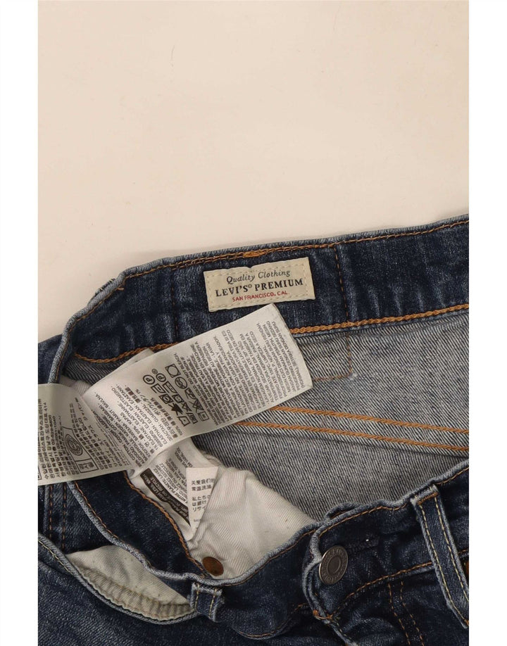Мужские прямые джинсы Levi's W31 L30 темно-синие, хлопок