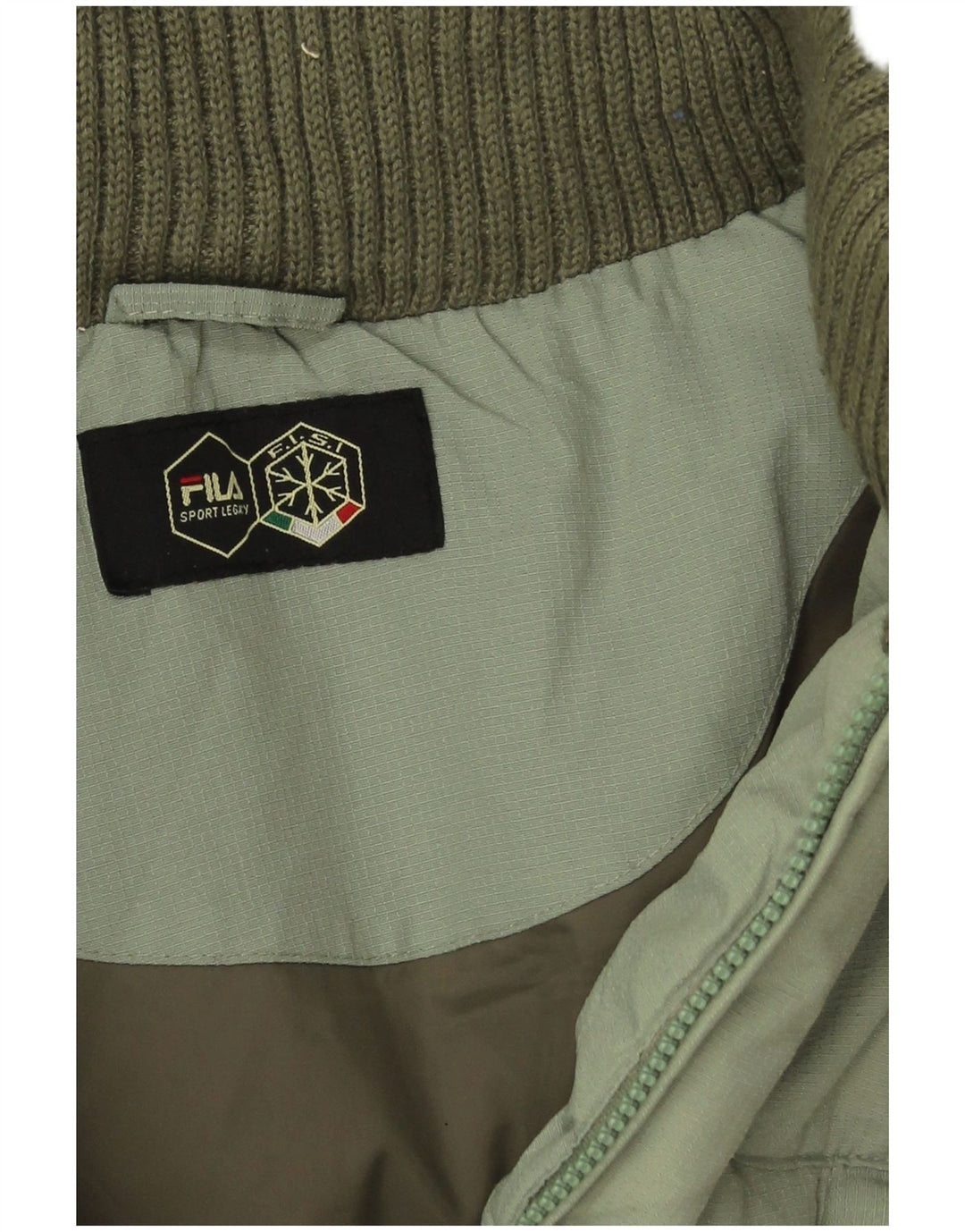 Fila Мужская утепленная куртка с капюшоном UK 42 XL Зеленый полиамид