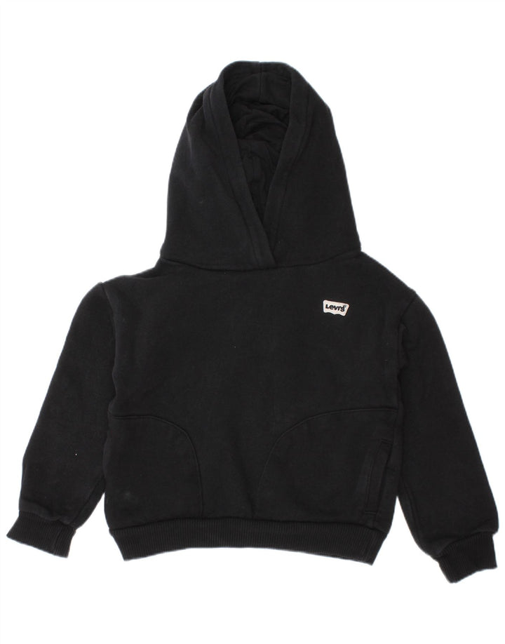 Джемпер с капюшоном LEVI'S для маленьких мальчиков 18-24 месяцев, черный хлопок