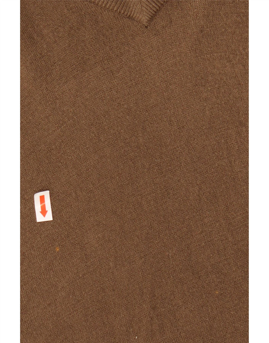 Мужской джемпер с v-образным вырезом MARKS & SPENCER Blue Harbour, большой коричневый