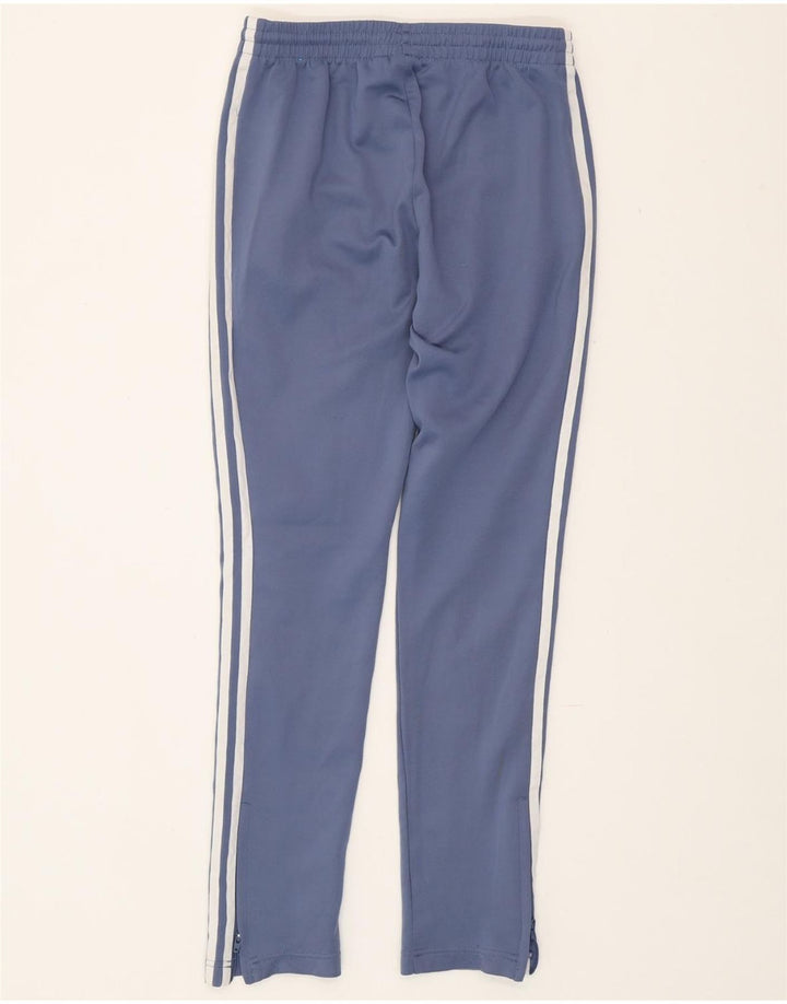 ADIDAS Womens Tracksuit Trousers UK 10 Small  Blue Polyester