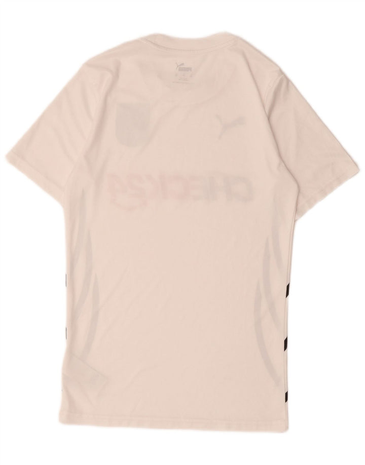 Мужская футболка с рисунком Puma Top XS, белый полиэстер