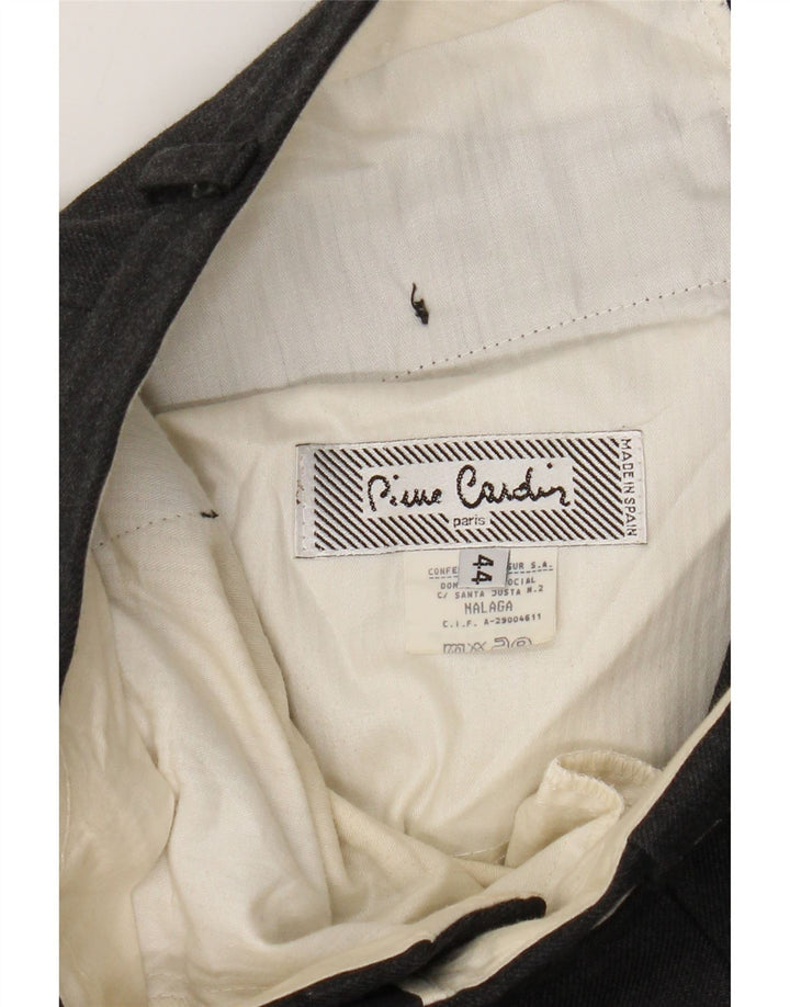 Мужские костюмные брюки Pierre Cardin W32 L29 серые из полиэстера