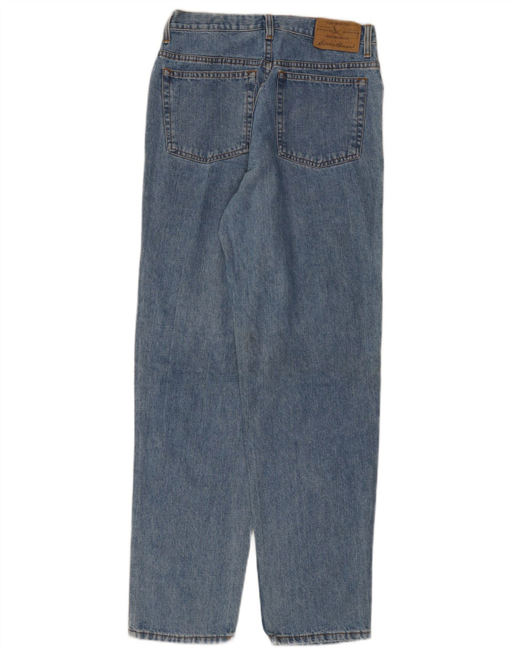 Женские зауженные джинсы EDDIE BAUER US 8, средние W28 L31, синие, хлопок