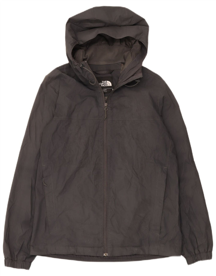 Мужская дождевик с капюшоном The North Face UK 38, полиэстер среднего серого цвета