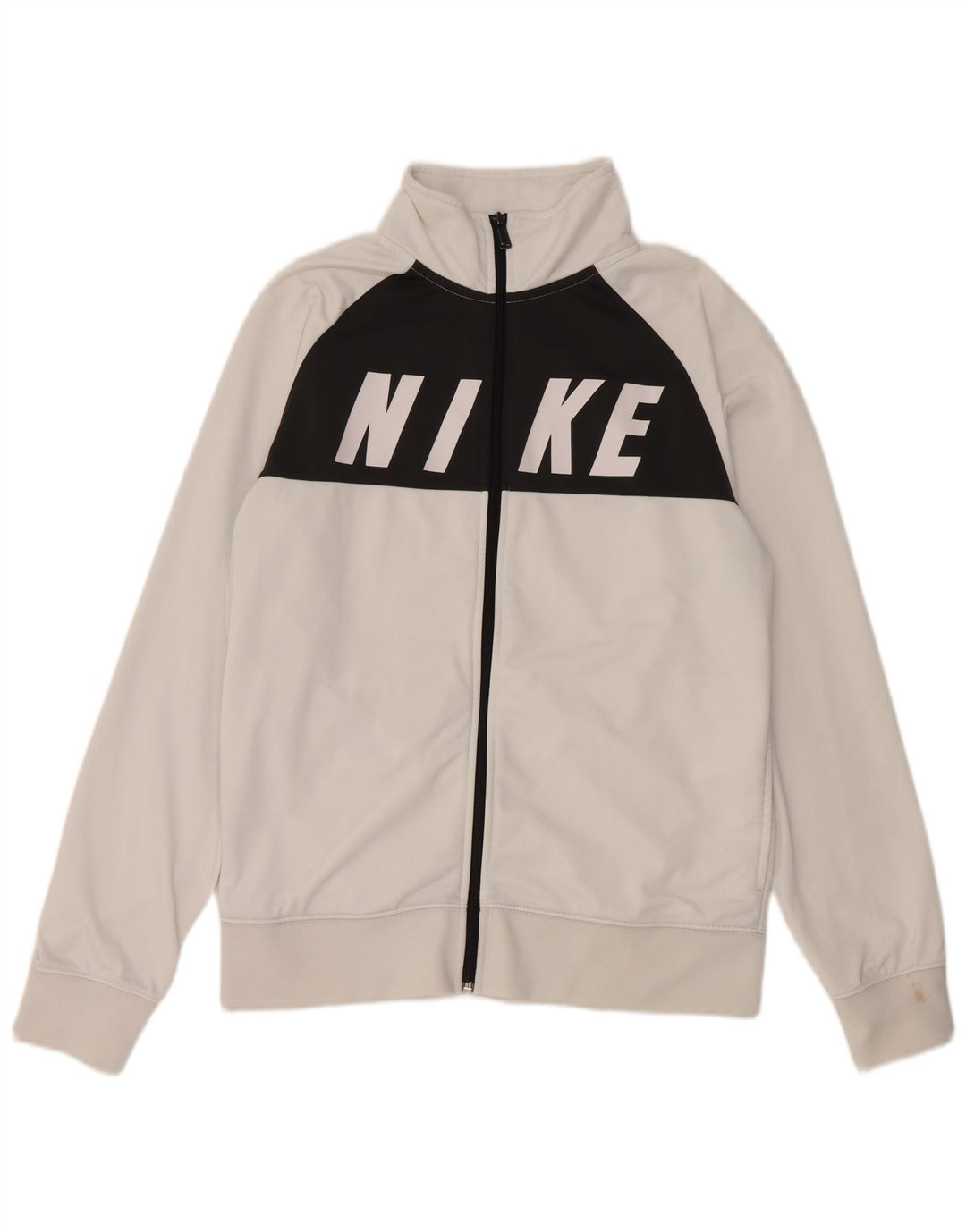 Мужской спортивный костюм NIKE с графическим рисунком, верхняя куртка, средний белый полиэстер с цветными блоками
