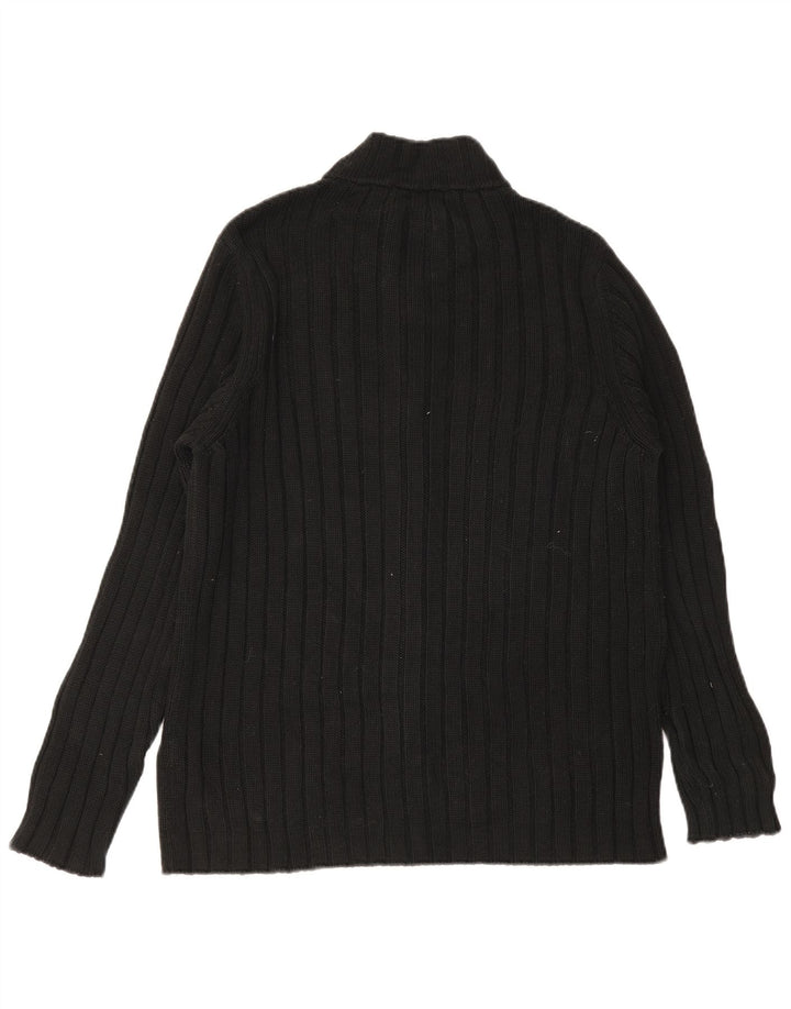 Мужской кардиган ZARA XL, черный хлопок