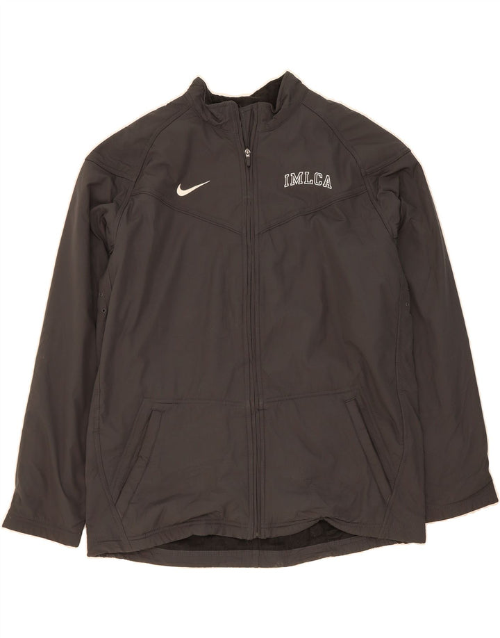 NIKE Mens Tracksuit Top Jacket XL Grey Polyester Vintage Nike and Second-Hand Nike from Messina Hembry 