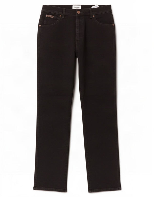 Мужские прямые джинсы Wrangler W34 L34, черный хлопок