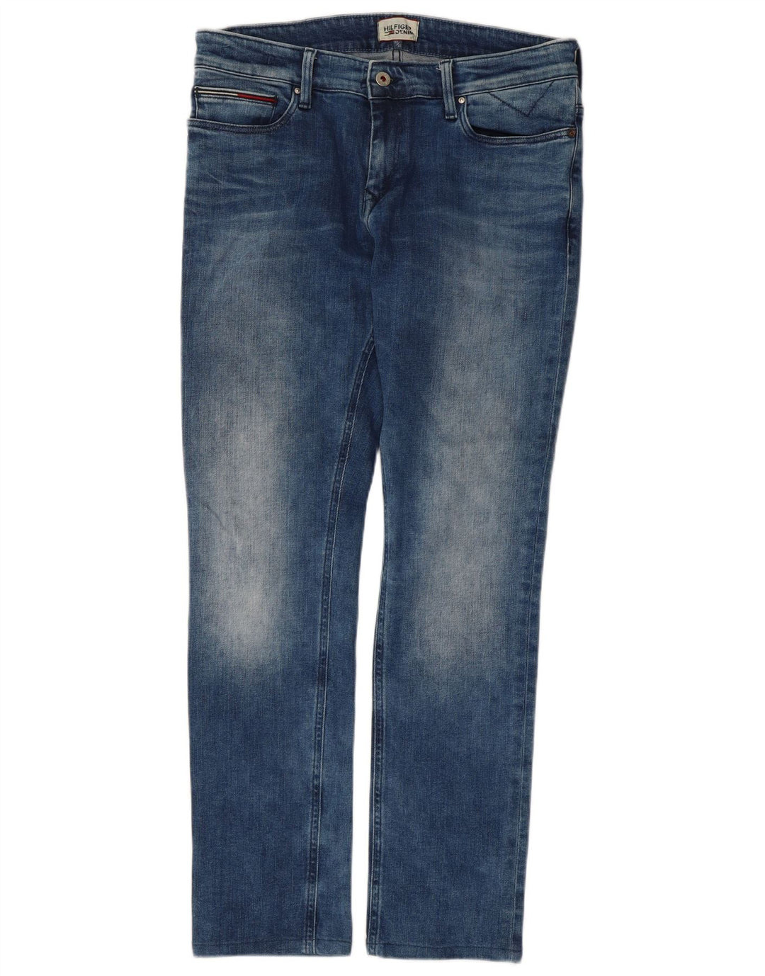 Мужские узкие джинсы Tommy Hilfiger W32 L29, синий хлопок