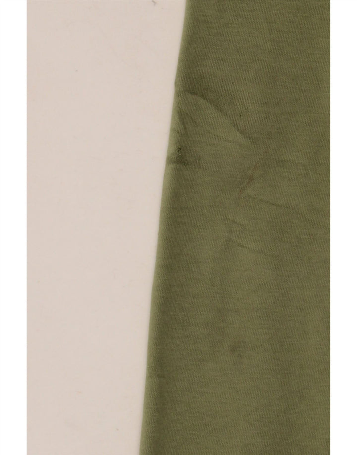 Мужской свитер с воротником на молнии Nike XL, зеленый хлопок