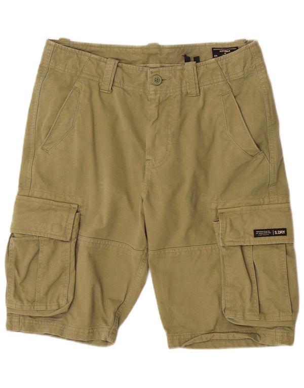 Мужские шорты карго Superdry W32, средний цвет хаки, хлопок