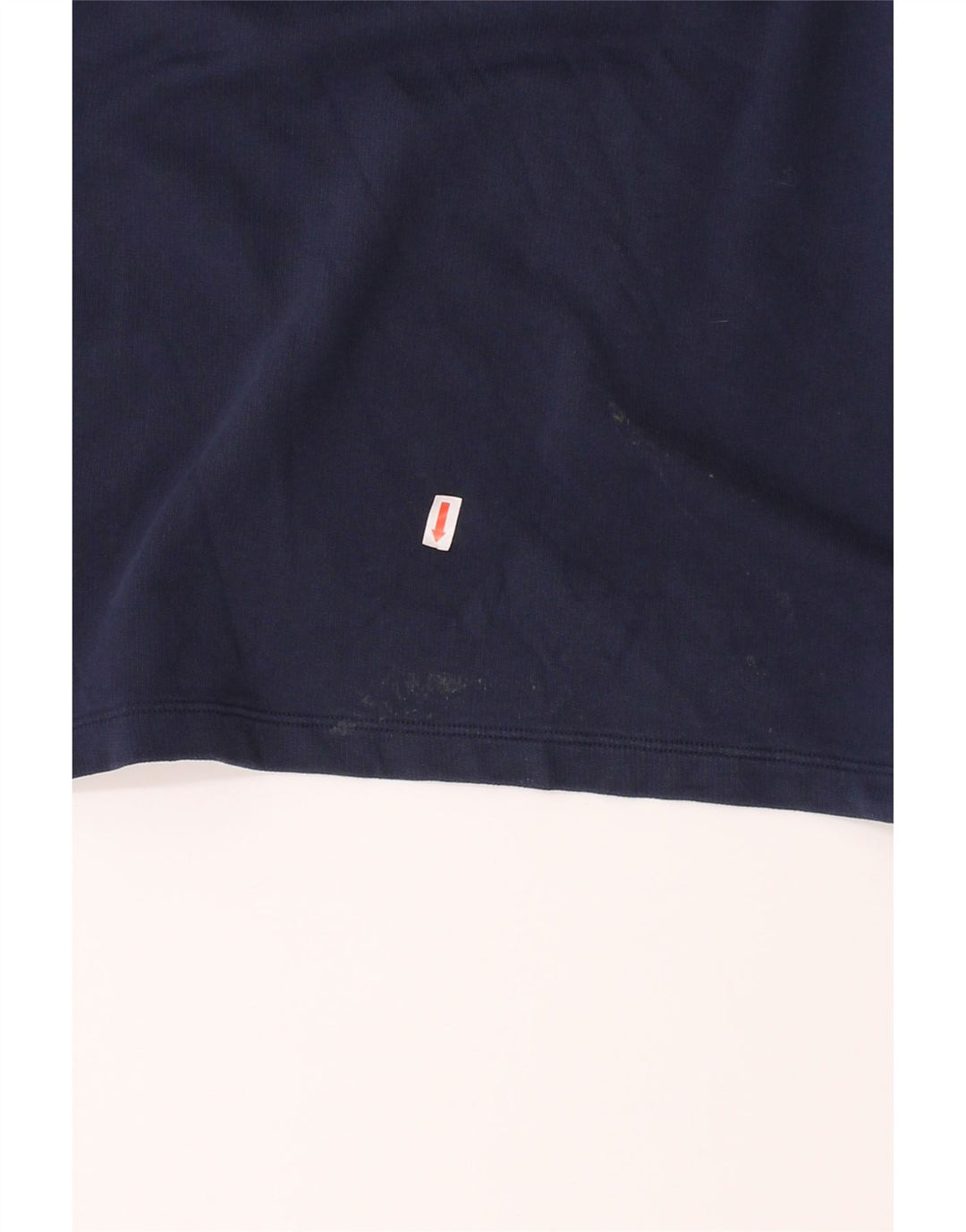 L.L.BEAN Womens Oversized Button Neck Sweatshirt Jumper UK 18 XL Navy Blue Vintage L.L.Bean and Second-Hand L.L.Bean from Messina Hembry 