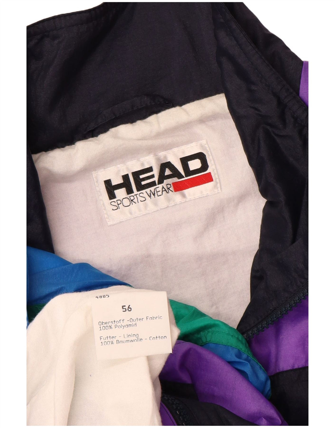 Мужской спортивный костюм HEAD Top Jacket IT 56 2XL Разноцветный цветной блок