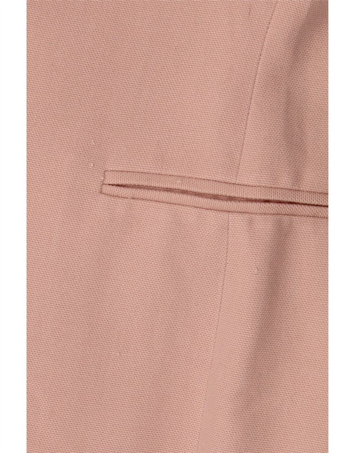 Женский открытый пиджак Zara UK 6 XS, розовый вискоза