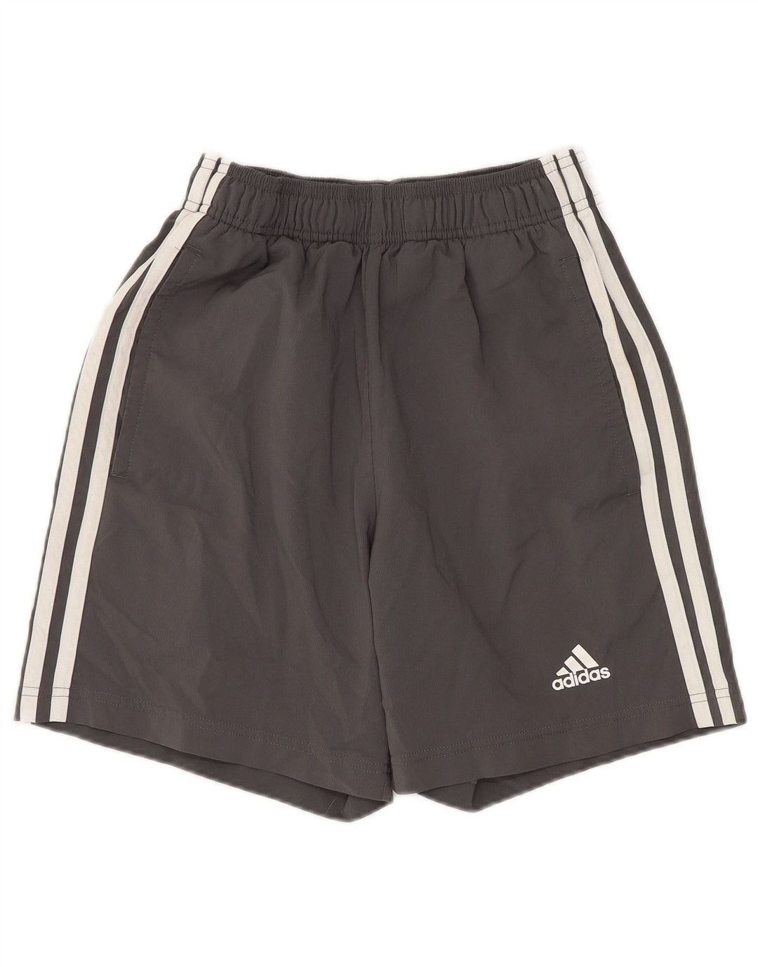 Спортивные шорты ADIDAS для мальчиков 9–10 лет XS, серый полиэстер