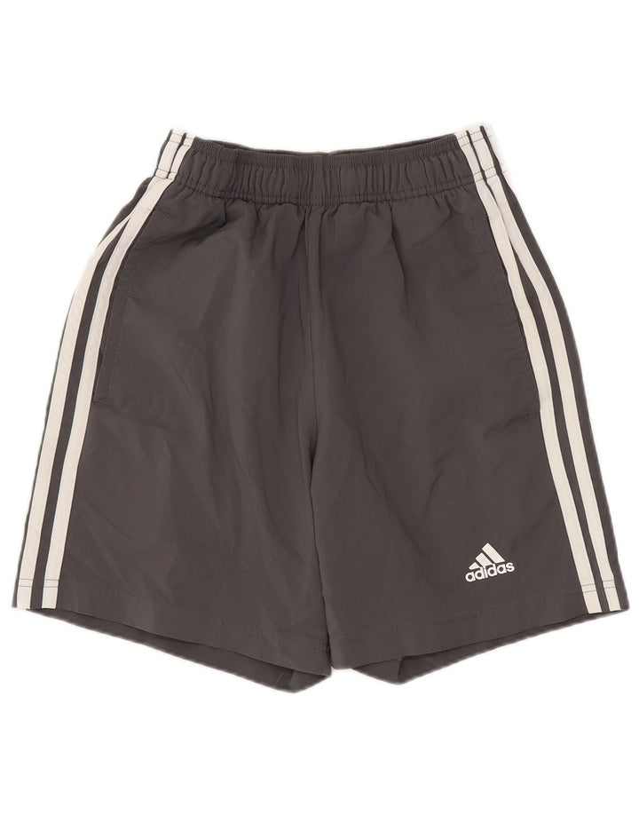 Спортивные шорты ADIDAS для мальчиков 9–10 лет XS, серый полиэстер