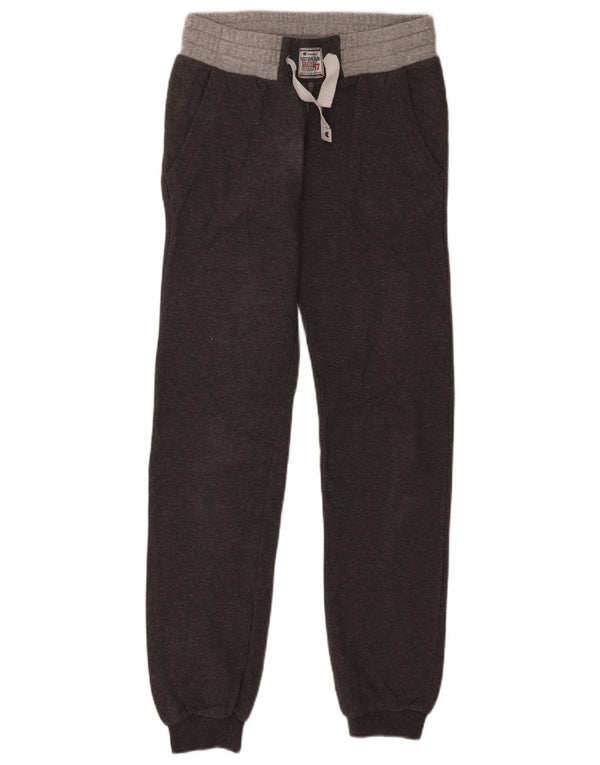 Champion Boys Tracksuit Trousers Joggers 13-14 Years XL Grey Cotton