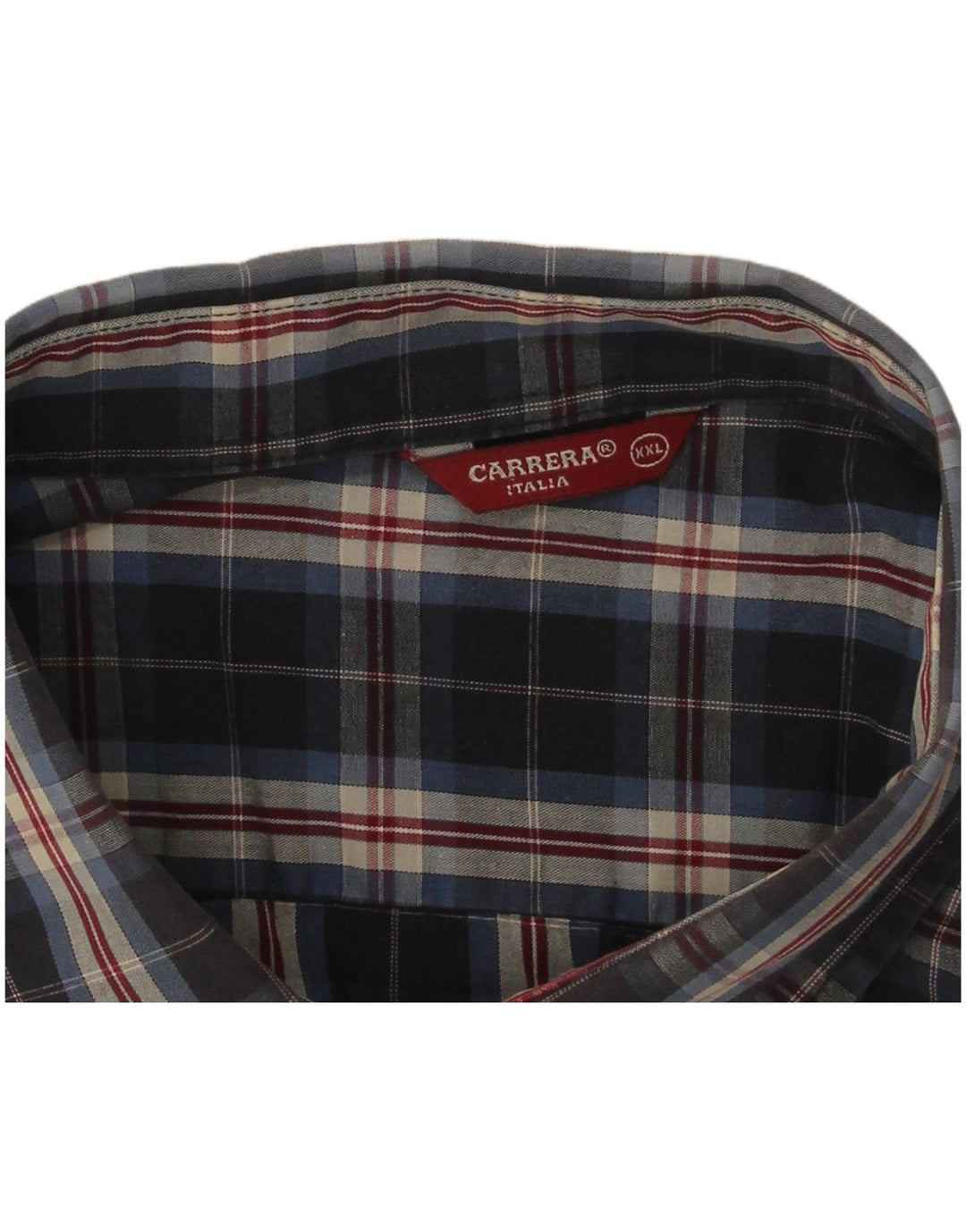 Мужская рубашка Carrera 2XL темно-синяя в клетку