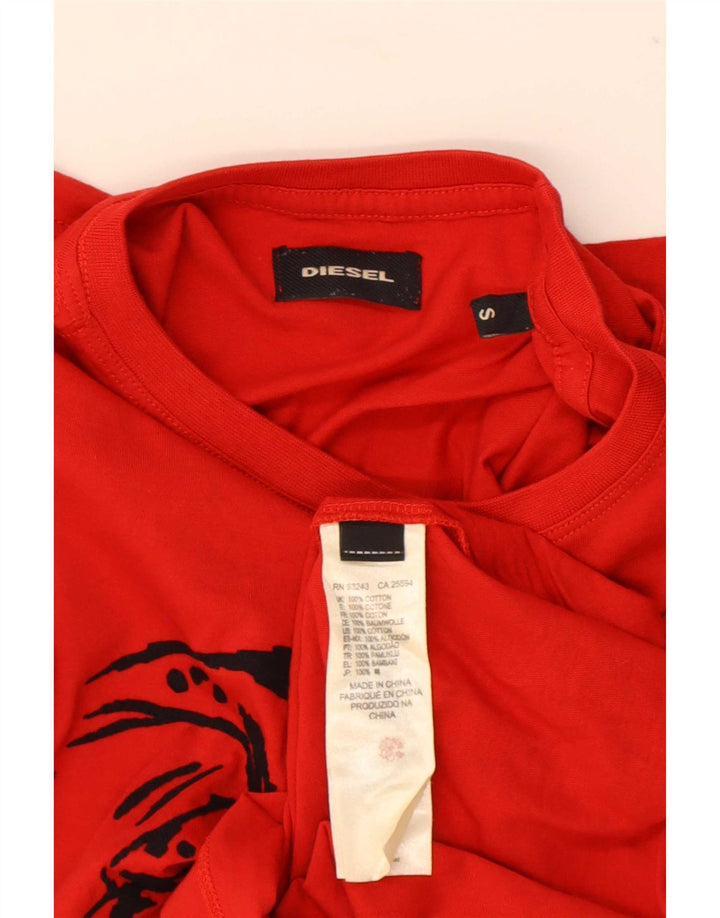 Мужская футболка с рисунком Diesel Top Small Red
